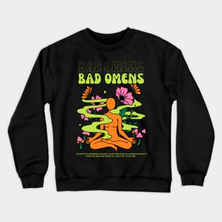 Bad omens // yoga Crewneck Sweatshirt